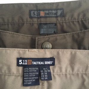 2 pair 511 tactical pants